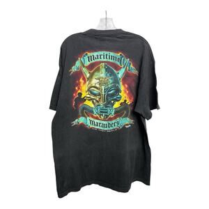 Vintage 2000s Navy Seals Maritime Marauders T Shirt XL